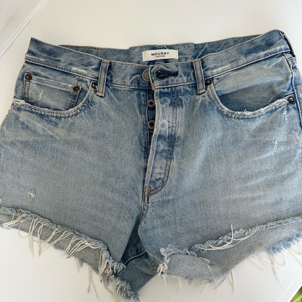 Moussey Vintage Denim Shorts- Size 29